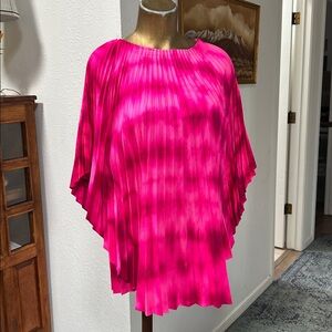 Vintage 1970’s Barkcloth Short Kaftan tunic Top